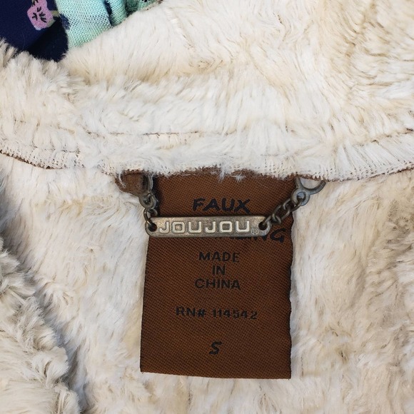 Jou Jou Faux Shearling Vest - Picture 4 of 5